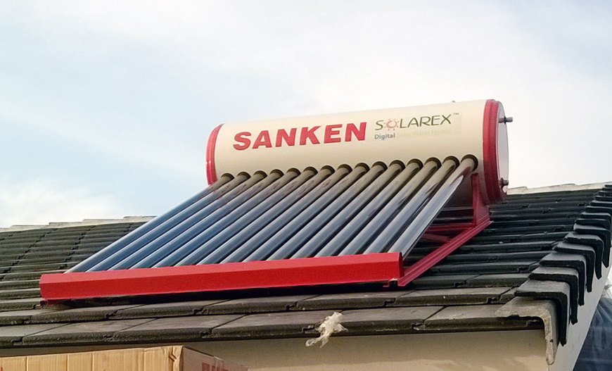 Pemanas Air Solar Water Heater Sanken Dengan Sistem Direct
