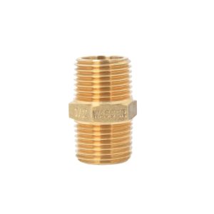 Double Nipple Dobel Nepel Kuningan 1/2" x 1/2" Wasser PEFBDN1/2